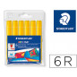 Rotulador staedtler color jumbo trazo 3 mm unicolor amarillo