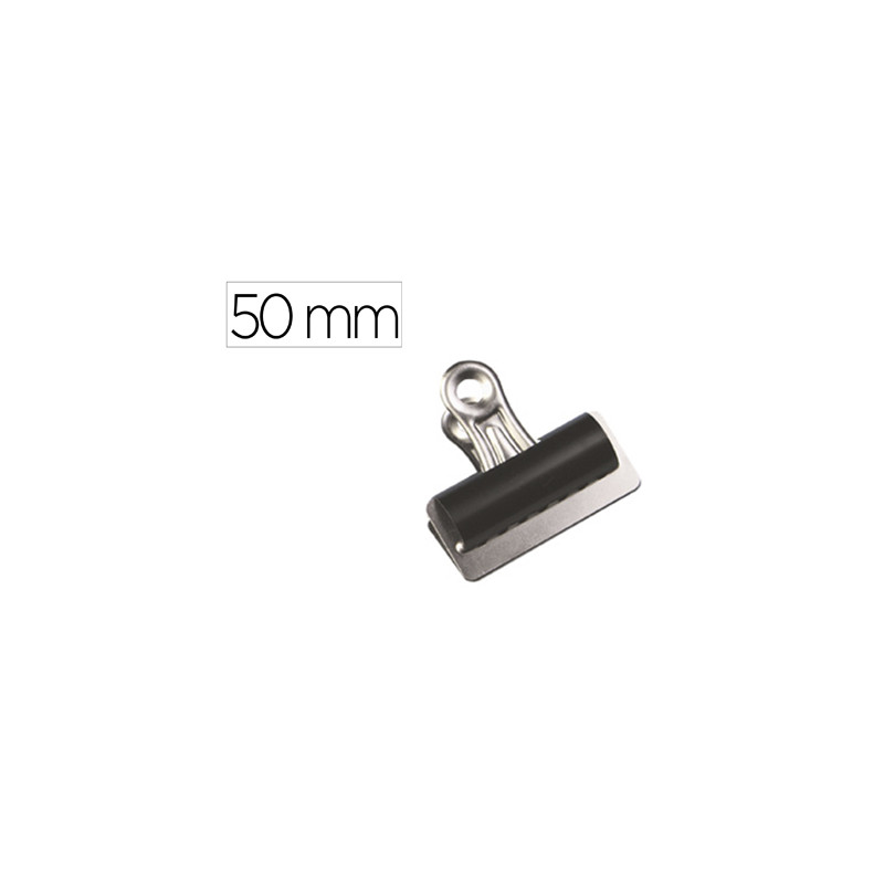 Pinza metalica q-connect pala fija 51 mm caja de 10 unidades