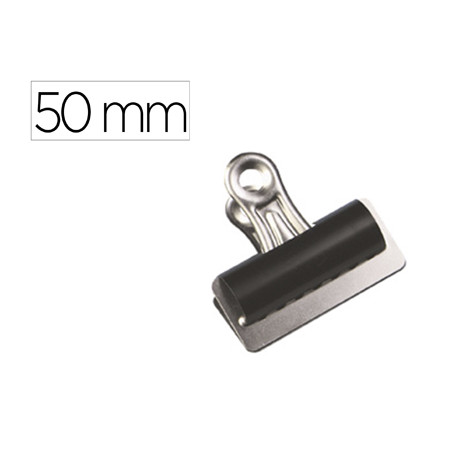 Pinza metalica q-connect pala fija 50 mm caja de 10 unidades