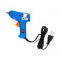 Pistola de silicona caliente mini liderpapel de 25 w con gatillo dispensador y 2 barras de repuesto de 7 mm