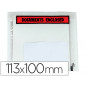Sobre autoadhesivo q-connect portadocumentos 113x100 mm sin ventana paquete de 100 unidades