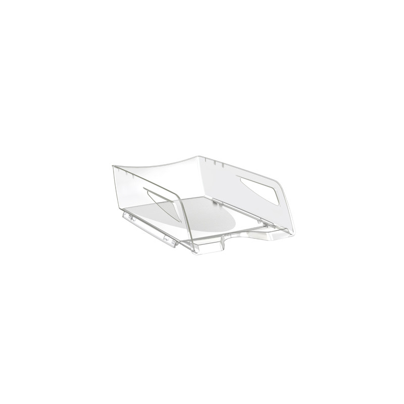 Bandeja sobremesa cep maxi de gran capacidad plastico transparente 386x270x115 mm