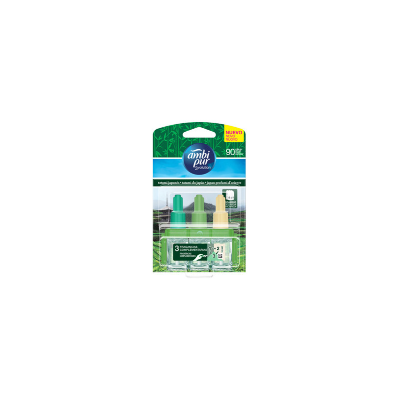 Ambientador ambipur electrico 3 volution japones recambio 21,5 ml