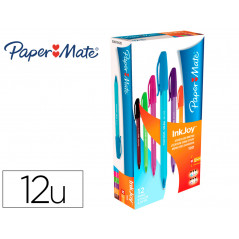 Boligrafo paper mate inkjoy 100 punta media trazo 1 mm colores surtidos