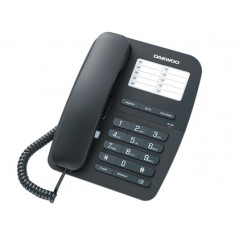 Telefono daewoo dtc-240 manos libres rellamada ultimo numero transferencia de llamadas color negro