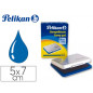 Tampon pelikan nº3 azul 50x70 mm