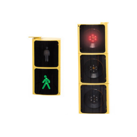 Semaforo amaya led con control remoto para vehiculos y peatones