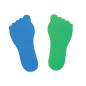 Pies amaya de caucho antideslizante set de 20 unidades 10 azules 10 verdes longitud 230mm