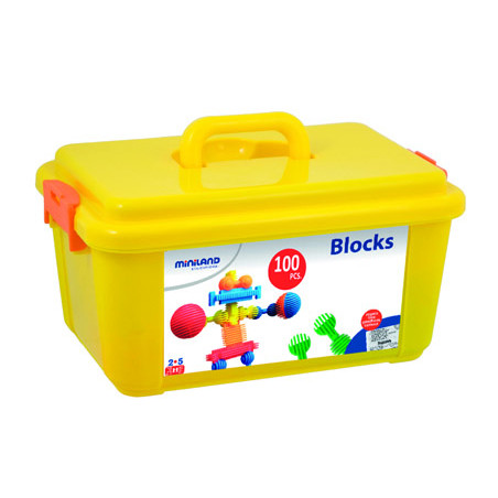 Juego miniland interstar blocks 100 piezas