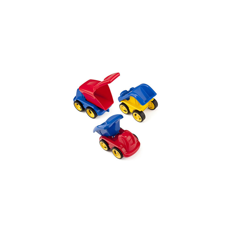 Juego miniland minimobil dumpy 6 vehiculos