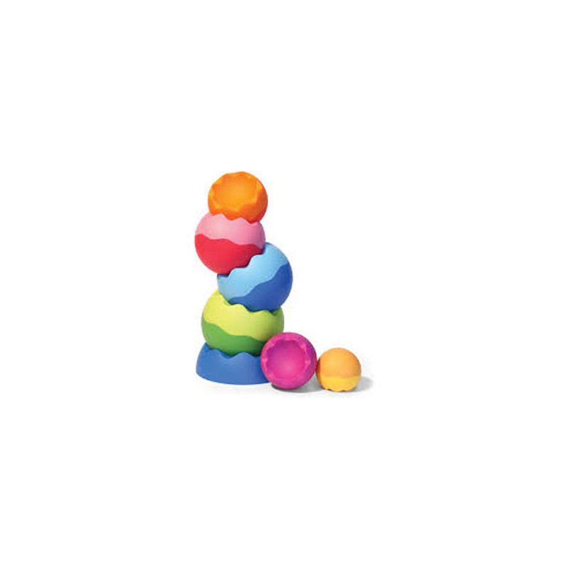 Juego esferas apilables fat brain tobbles neo 7 colores y tamaños surtidos