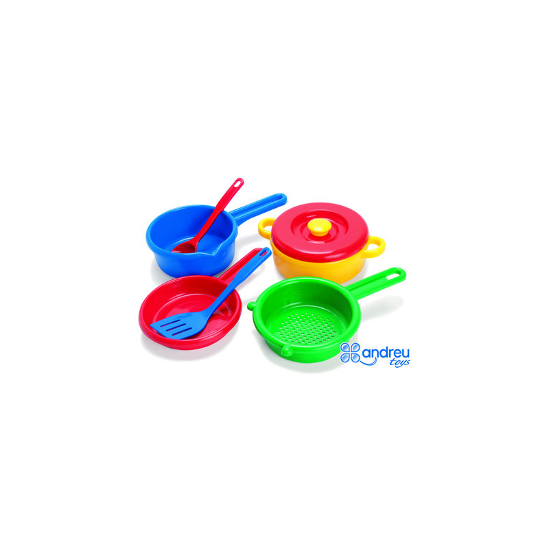 Juego dantoy cacerolas 7 piezas 17,5x29,5x10 cm