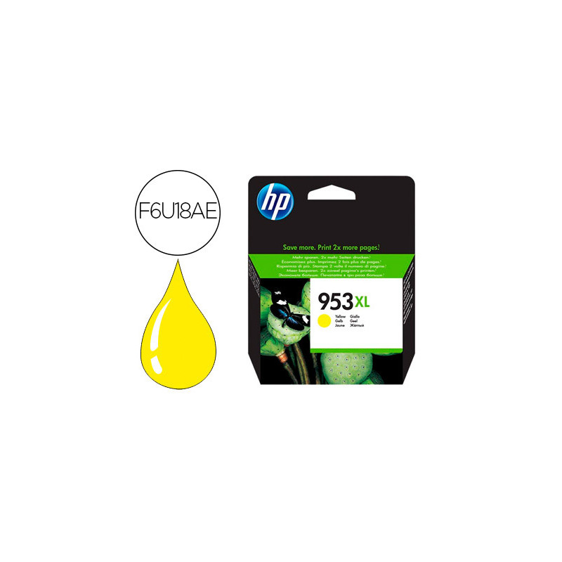 Ink-jet hp 953xl officejet pro 7730-7740/8710/8715 /8720/8725/8730/8740/ 8745 amarillo 1.450 paginas