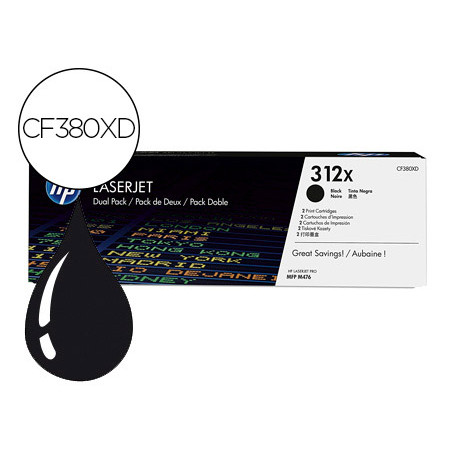 Toner hp 312x laserjet pro 400 mfp m476 negro 4.400 pag