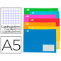 Libreta liderpapel smart a5 apaisado 32 hojas 60gr cuadro 6 mm con margen