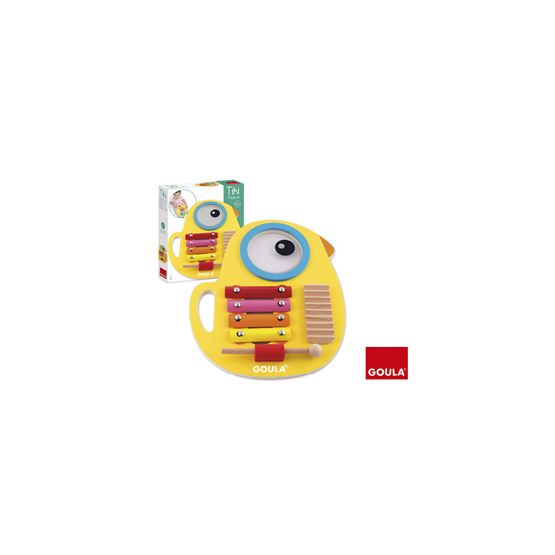 Juego goula didactico tiki musical 3 en 1
