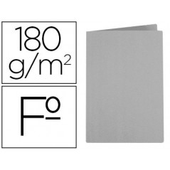 Subcarpeta liderpapel folio gris 180g/m2