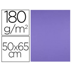 Cartulina liderpapel 50x65 cm 180 gr purpura paquete de 25