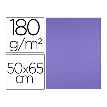 Cartulina liderpapel 50x65 cm 180 gr purpura paquete de 25