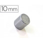 Iman extrafuerte bi-office sujecion ideal para pizarras magneticas 10 mm plateados blister de 2 unidades