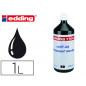 Tinta rotulador edding t-1000 negro bote 1 litro