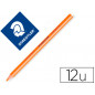 Lapices fluorescente staedtler textsurfer dry naranja caja de 12 unidades