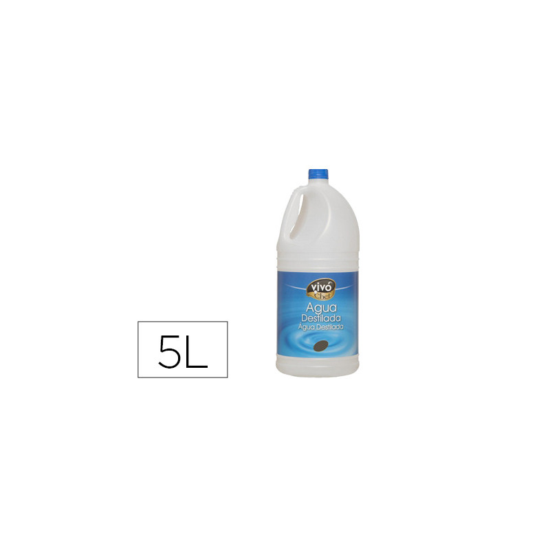 Agua desionizada vivochef garrafa 5l