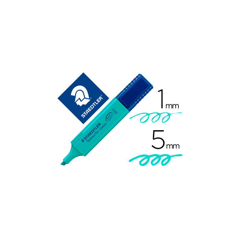 Rotulador staedtler textsurfer classic 364 fluorescente turquesa