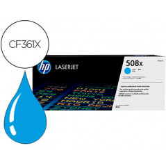 Toner hp color laserjet entreprise m552 / m553 / m577 cian 9500 paginas