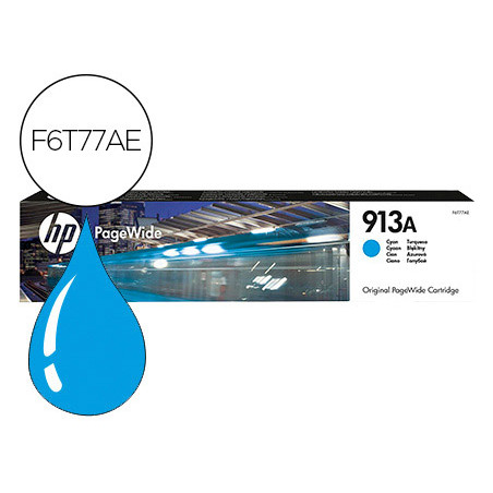 Ink-jet hp jet 913a pagewide 352 / 377 / 452 / 477 / p55250 / p57750 cian 3000 paginas