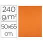 Cartulina liderpapel 50x65 cm 240g/m2 naranja paquete de 25 unidades