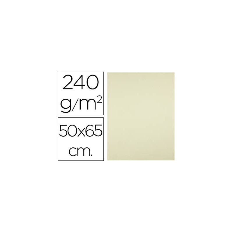Cartulina liderpapel 50x65 cm 240g/m2 amarillo paquete de 25 unidades Cartulina liderpapel 50x65 cm 240g/m2 amarillo paquete de 25 unidades