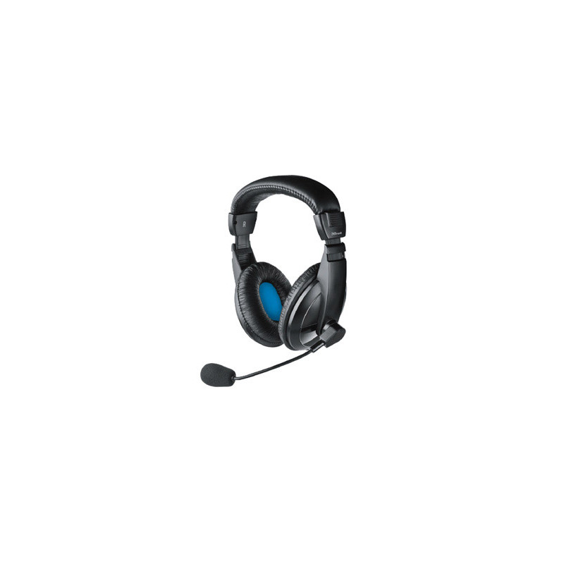 Auricular trust quasar headset con microfono incorporado longitud cable 1,8 m conector jack