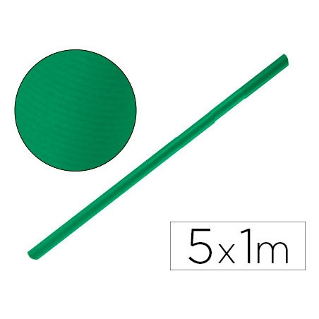 Papel kraft liderpapel verde fuerte rollo 5x1 mt