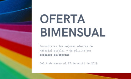 ¡Ya disponible! Oferta bimensual Marzo y Abril 2019