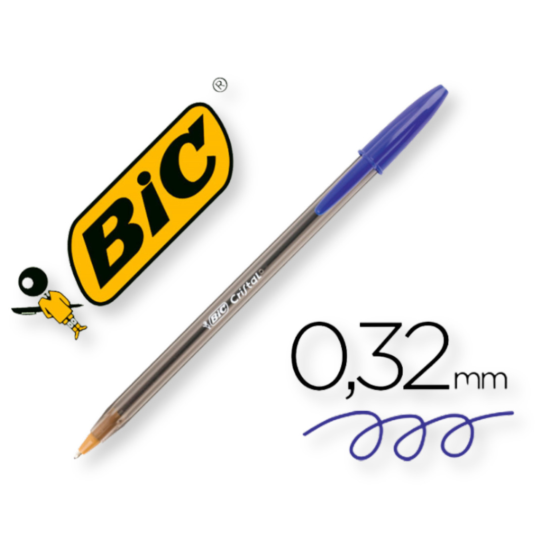 Boligrafo Bic Cristal Boli bic para apuntes